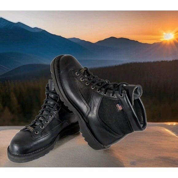 Danner Patrol (25200) Men’s 9EE Gore-Tex Black Leather Boots 6” Vibram Lug Sole main image 5